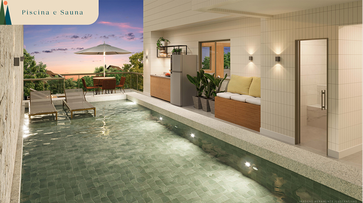 Piscina & Sauna Integradas
